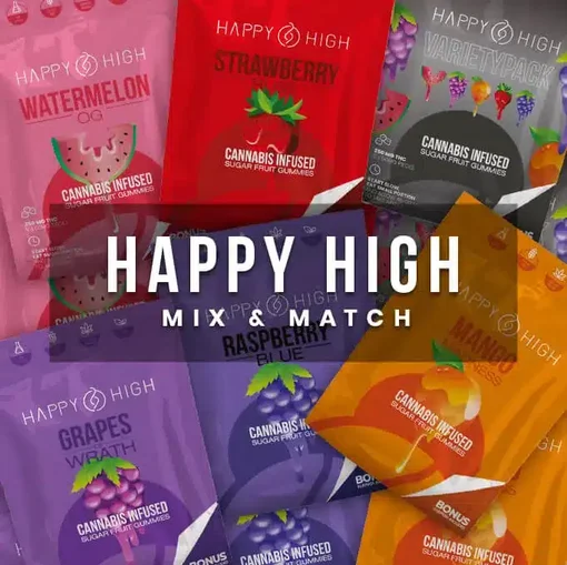 Happy High Gummies – Mix & Match – Pick Any 5