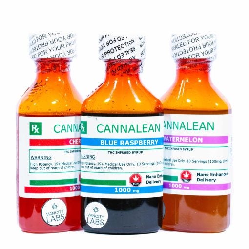 Vancity Labs - Cannalean Infused Syrup (1000mg THC)