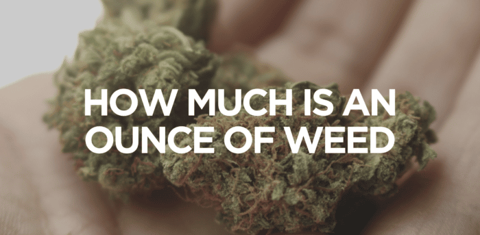 How much is an ounce of weed?